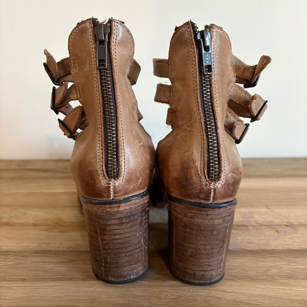 Freebird Tan Randi Ankle Boots - Picture 5 of 9